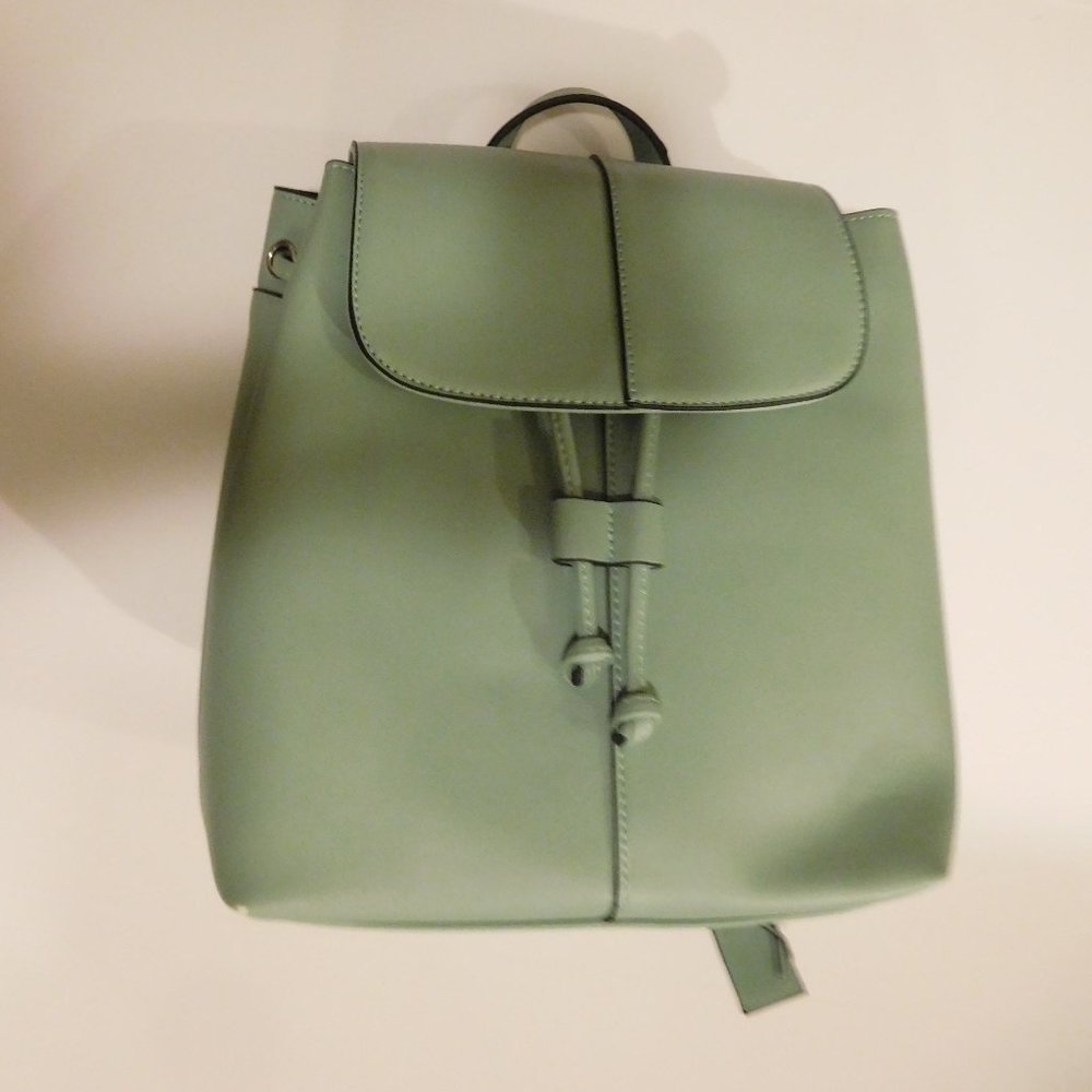 Zara Ocean Green/Bluish Backpack (NWOT)
